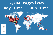 Locations of visitors to this page